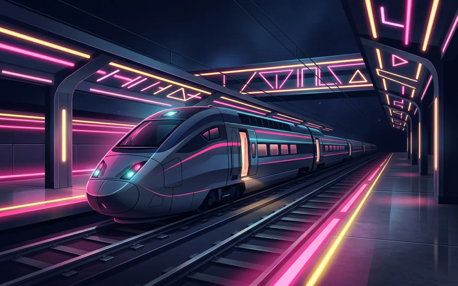 MC09 · Поезд KTX и вокзал